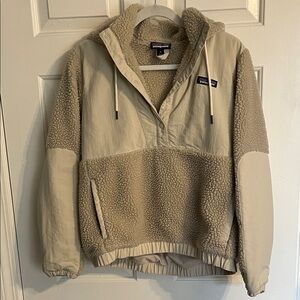 Patagonia Tan Fleece Hoodie
